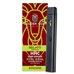HHC Vape​​ - Golden Goat 2.2ml HHC Vape Pen - Gelato