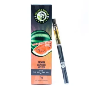 thc pen ​unicorn hunter 1gram thc disposable vape watermelon