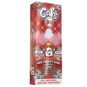 THC Vape Pen - Cake 3000mg THC Vape Pen - Red Velvet Cake