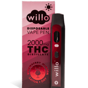thc vape willo strawberry mimosa thc vape pen 2000mg