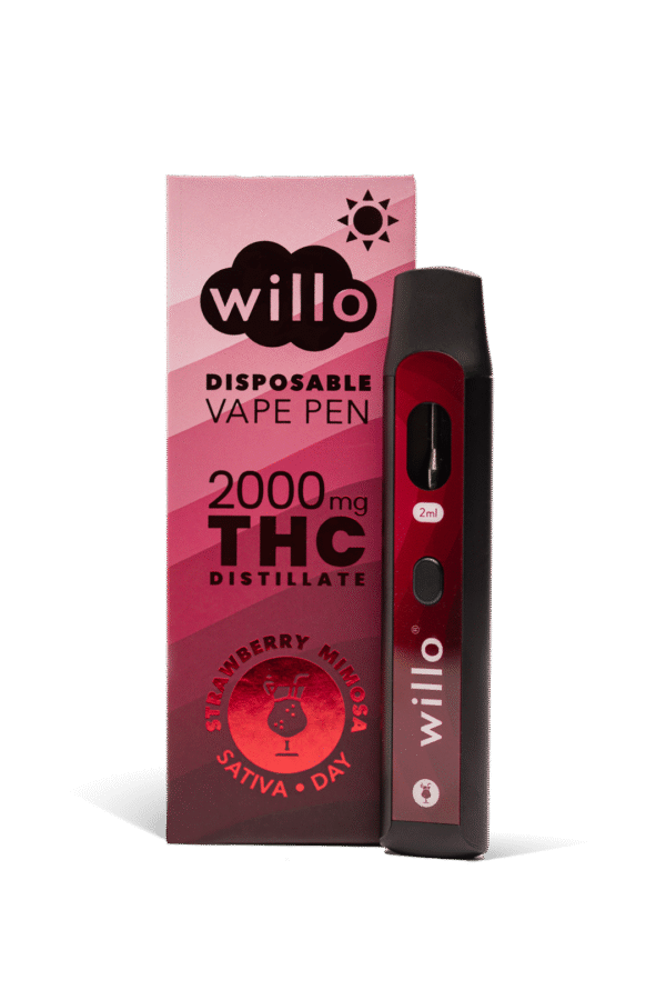 thc vape willo strawberry mimosa thc vape pen 2000mg