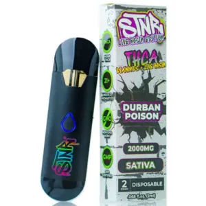 THCA Vape UK​ - STNR 2000mg THCA Vape Pen - Durban Poison