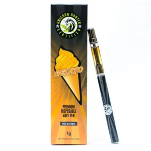 thc disposable vape ​unicorn hunter 1gram thc vape pen gelato