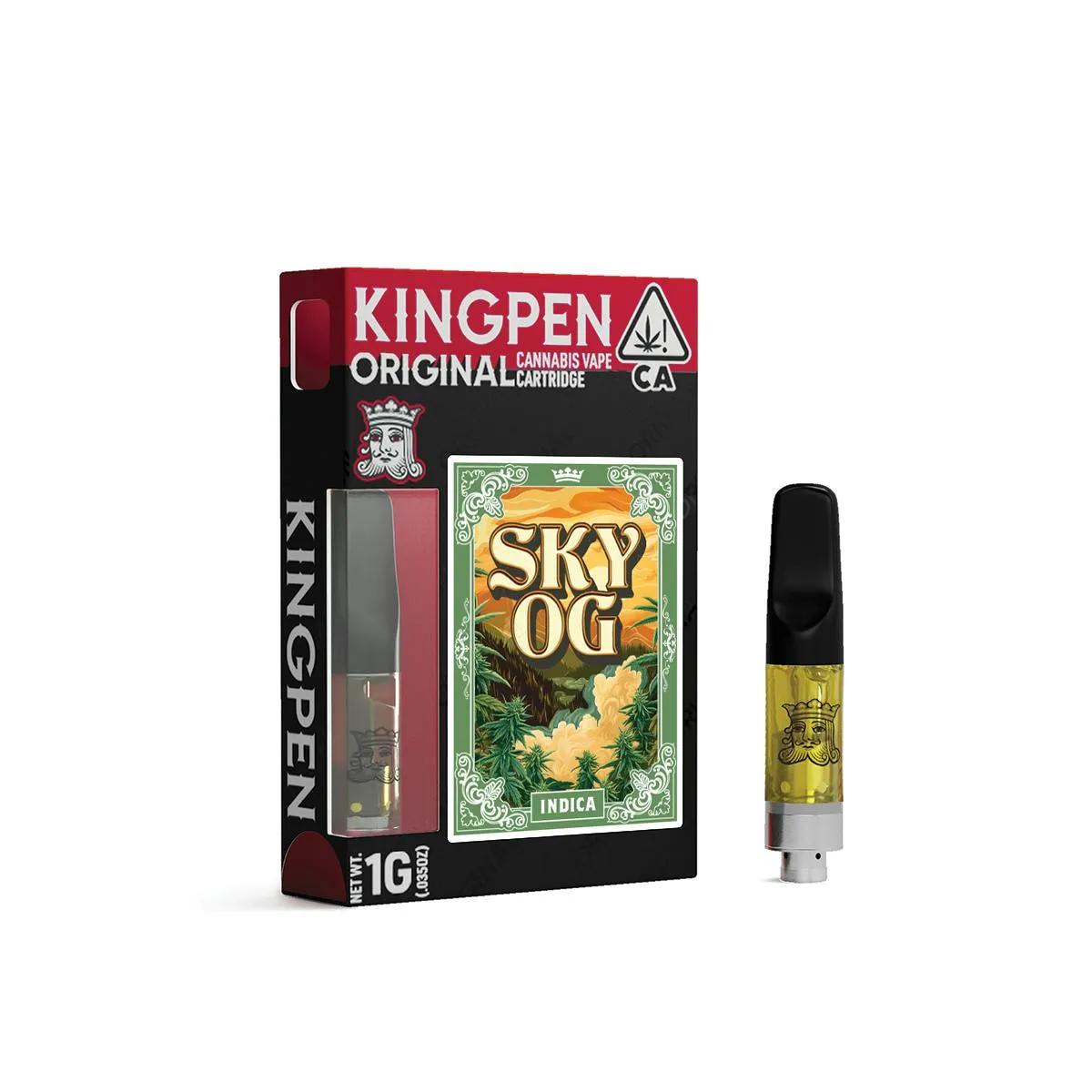 THC Vape Cartridge - Kingpen THC Carts 1gram 85%THC