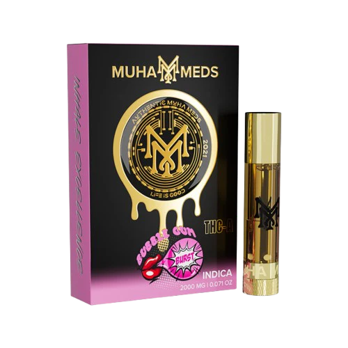 THC Vape Cartridge - Muha Meds 2g Cartridges 90%THC
